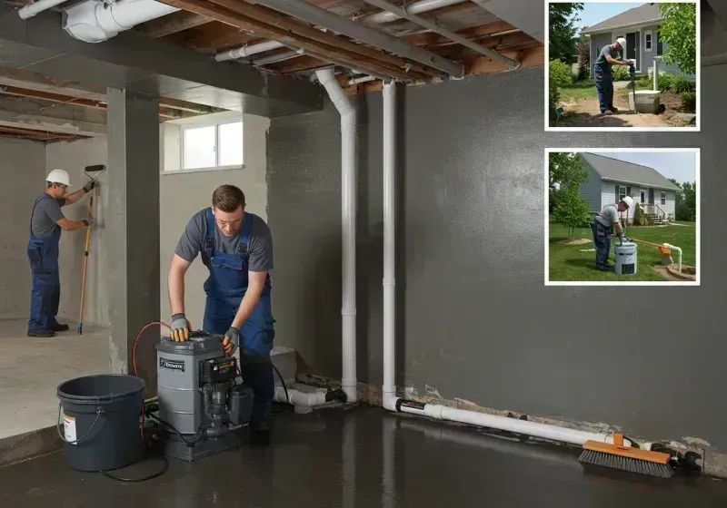 Basement Waterproofing and Flood Prevention process in Saint Elmo, IL